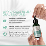 Relief Tincture : Eases Pain, Calms Nerves & Restores Sleep